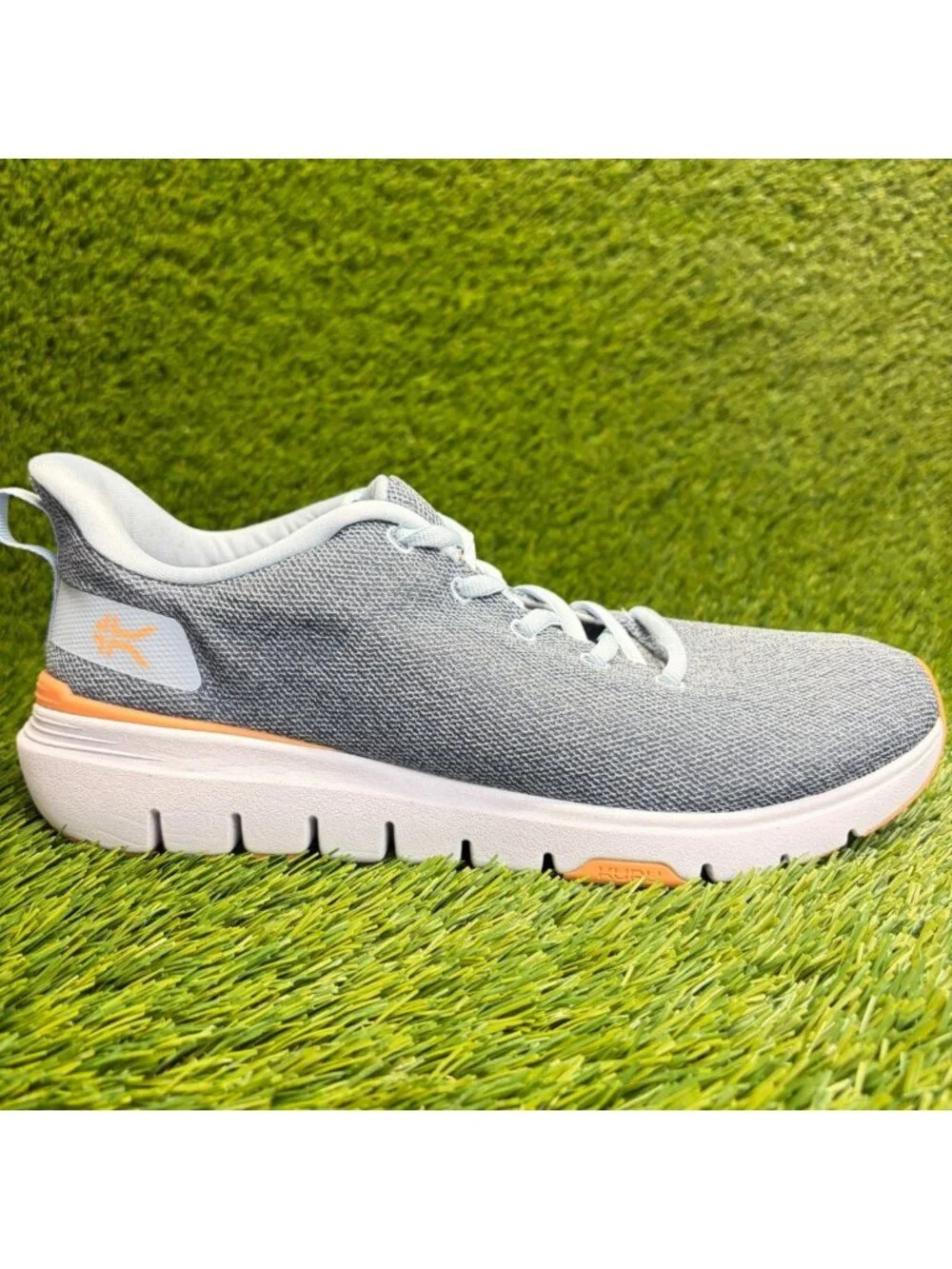 Kuru Flex Via Womens Size 11 Gray White Athletic Running Walking‎ Shoes Sneakers